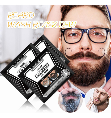 Tinte De Pelo Para Barba A La Moda Para Hombre, Crema, Bigot