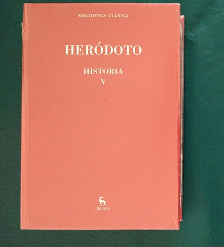 Libro Heródoto Historia V 5 Edit. Gredos Biblioteca Clásica