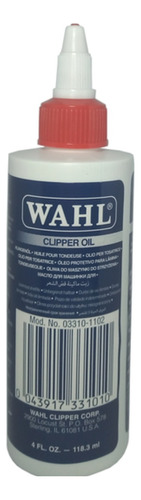 Aceite Lubricante Maquina Corta Pelo Patillera Wahl 118.3 Ml