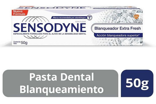 Sensodyne Crema Dental Blanqueador Extra Fresh 50grs