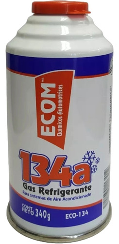 Gas Refrigerante Para A/A Ecom R134a 340gr 