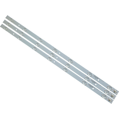 Kit Barras De Led Tc-32a400b Barra Com 7 Led E 3 Furos + N.f