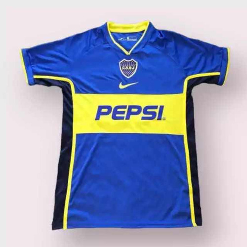 Camiseta Retro Boca Juniors Riquelme 2002 Titular M Y Xxl