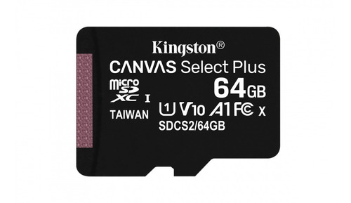 Memoria Flash Kingston Canvas Select Plus 64gb Microsdxc /vc