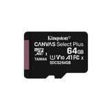 Memoria Flash Kingston Canvas Select Plus 64gb Microsdxc /v