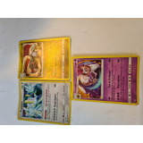 Carta Pokemon 3x Lendarias+10 Energias