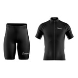 Uniforme Ciclismo Fit Mtb Ruta Badana Gel. Black Pro