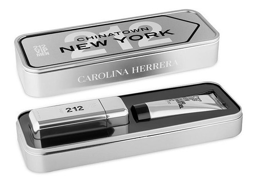 Set Carolina Herrera 212 Vip Men Edt 100ml 