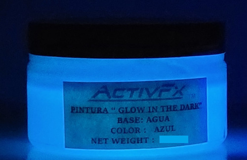 Pintura Glow In The Dark Base Agua 250 Gr