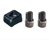 Kit 2 Baterías Gba 12v 2.0ah + Cargador 12v  Bosch