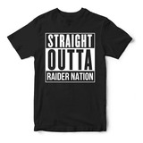 Playera Raiders Futbol Americano Raider Nation  Mod 01