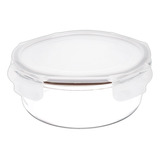 Pote Redondo Hermético Vidro Borosilicato 1,3l Lock&stock