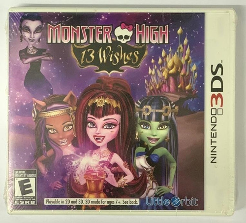 Monster High 13 Wishes Juego 3ds