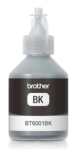 Botella De Tinta Brother Bt6001bk Negro 6,000 Paginas