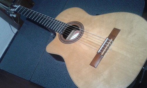 Guitarra Electroacústica Fonseca 41 Kec,media Caja ,zurda 