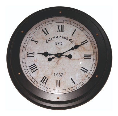 Reloj Grande De Pared 50 Cm Deco Hogar Vintage Antiguo