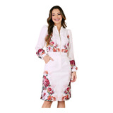 Conjunto Saia E Jaqueta Floral - Tata Martello