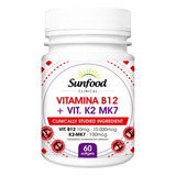Vitamina B12 + Vit. K2 Mk7 350mg 60caps Sunfood