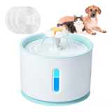 Bebedero Automático Para Perros Y Gatos 2.4l + 13 Filtros