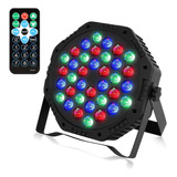 Cañón Led 36w Luces Escenario Fiesta Rítmico Multicolor Dmx