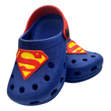 Sapato Babuche Sandalia Masculino Heroi Superman Super Homem