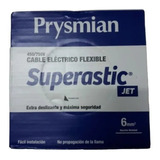 Cable Unipolar 6mm Prysmian Pirelli Corte X 20mts.