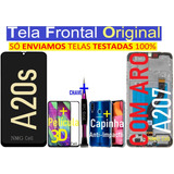 Tela Frontal A20s Original A207 C/aro+películ 3d+capinh+chav
