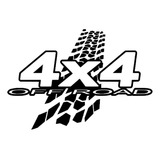 2 Stickers, 4 X 4 Off Road Para Auto, Pick Up