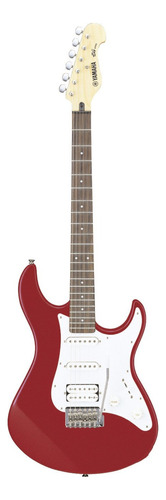 Guitarra Eléctrica Yamaha Eg112 De Tilo Metallic Red Laca Poliuretánica Con Diapasón De Palo De Rosa