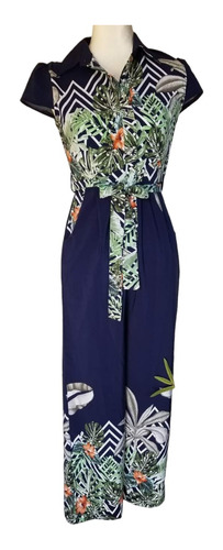 Palazzo Jumpsuit Elegante Para Mujer De Moda Casual