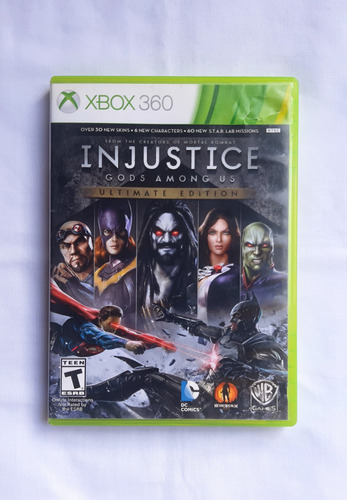 Injustice Gods Among Us Ult. Edition Xbox 360 Físico Usado