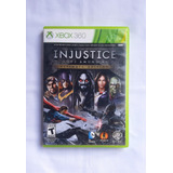 Injustice Gods Among Us Ult. Edition Xbox 360 Físico Usado