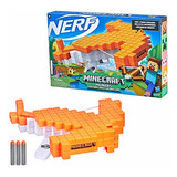 Nerf Minecraft Ballesta Pillager, Lanzador Dardos + Envío