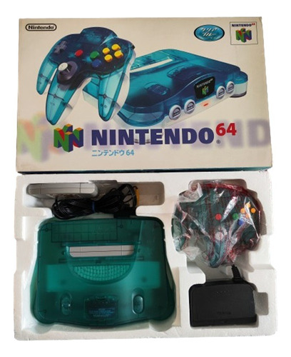 Consola N64 Nintendo 64 Azul 100% Genuina + 1 Juego + Caja