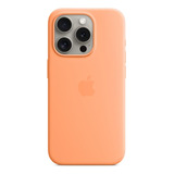 Funda Original Apple Naranja Con Magsafe Para iPhone 15 Pro