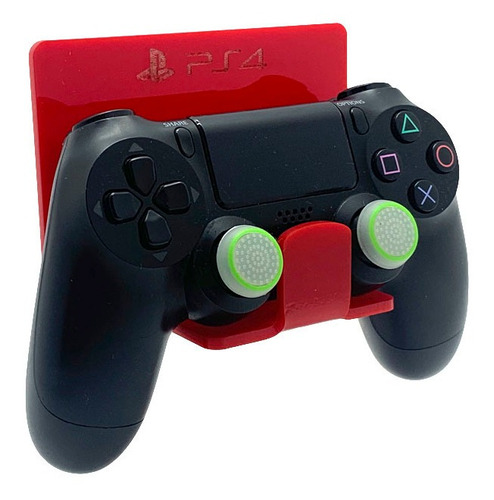 Suporte Controle Ps4 Parede Em Acrílico - Vermelho