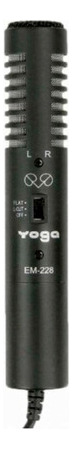 Microfone Em-228 X/y Estéreo Para Dslr Ou Filmadoras - Yoga