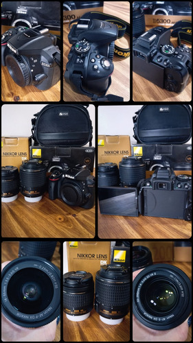Cámara Réflex Digital Nikon D5300 Con Lente De 18-55 Mm + Le