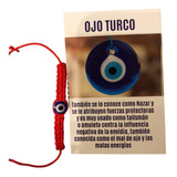 Pulsera Ojo Turco Envidia Proteccion Rojo