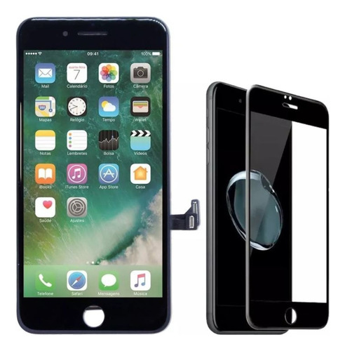 Tela Display Lcd Touch Compatível iPhone 7 7g + Pelicula