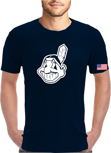 Playera Beisbol Cleveland Indians Deporte Logo