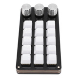 Mini Teclado Personalizado, 15 Teclas, 3 Botones, Interrupto