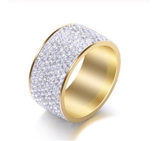 Anillo Gold Titan Diamantes Hombre Mujer 2020