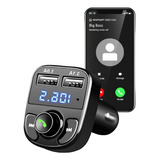 Carregador Usb P/ Carro Mp3 Transmissor Fm Sem Fio Bluetooth