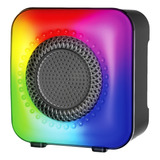 Mini Parlante Portátil Luz Rgb Bluetooth Batería Radio Fm 5v