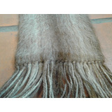 Fina Bufanda Llama Color Vicuña Telar Criollo 110 Cm X 22 Cm