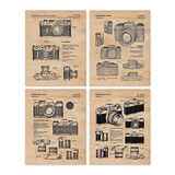Vintage Leica M3 R4 Y Rollei Camera Patent Poster Prints, Ju