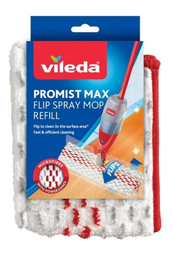 Vileda Promist Max Refill Repuesto Mopa Microfibra Spray 
