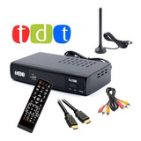 Decodificador Tdt Dv3t2 Hdmi Usb Rga Coaxial Tv Fm