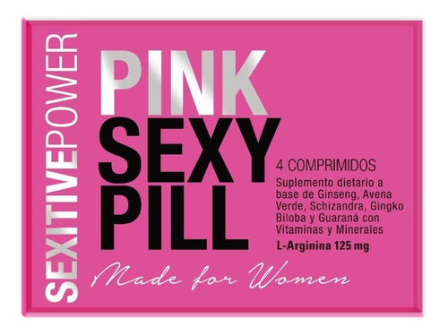 Pink Sexy Pill Suplemento Vigorizante P Mujer Sexitive 